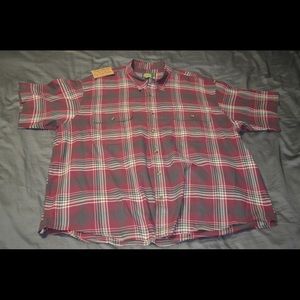 Cabelas 3XL Plaid Fishing Camping Shirt